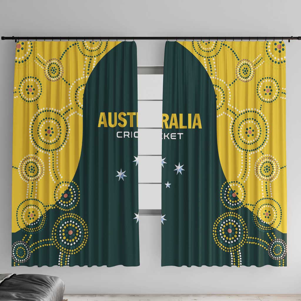 Australia Cricket Window Curtain Aussies Champions