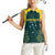 Custom Australia Cricket Women Sleeveless Polo Shirt Aussies Champions