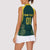 Custom Australia Cricket Women Sleeveless Polo Shirt Aussies Champions