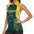 Custom Australia Cricket Women Sleeveless Polo Shirt Aussies Champions