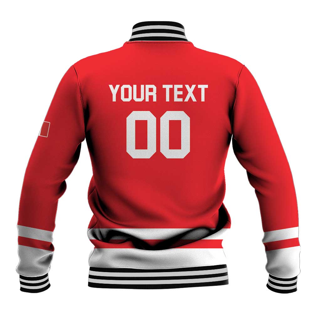 Custom Canada 2026 Hockey Baseball Jacket Team Maple Leaf Red Version - Wonder Print Shop