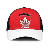 Canada 2026 Hockey Mesh Trucker Cap Team Maple Leaf Red Version - Wonder Print Shop