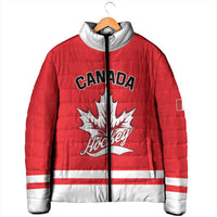 Custom Canada 2026 Hockey Padded Jacket Team Maple Leaf Red Version - Wonder Print Shop