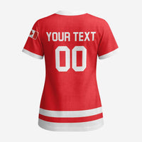 Custom Canada 2026 Hockey Scrub Top Team Maple Leaf Red Version - Wonder Print Shop