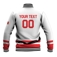 Custom Canada 2026 Hockey Baseball Jacket Team Maple Leaf White Version - Wonder Print Shop