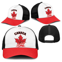 Canada 2026 Hockey Baseball Net Cap Team Maple Leaf White Version - Wonder Print Shop