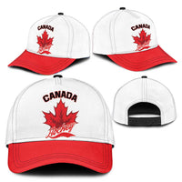 Canada 2026 Hockey Classic Cap Team Maple Leaf White Version - Wonder Print Shop