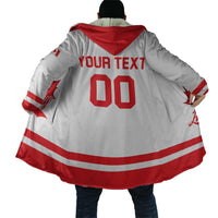 Custom Canada 2026 Hockey Cloak Team Maple Leaf White Version - Wonder Print Shop