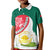 Bangladesh Independence Day Kid Polo Shirt Royal Bengal Tiger With Water Lily - Wonder Print Shop