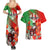 Iran Republic Day Couples Matching Summer Maxi Dress and Hawaiian Shirt Asiatic Lion With Tulip Flower - Wonder Print Shop