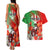 Iran Republic Day Couples Matching Tank Maxi Dress and Hawaiian Shirt Asiatic Lion With Tulip Flower - Wonder Print Shop