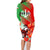 Iran Republic Day Family Matching Long Sleeve Bodycon Dress and Hawaiian Shirt Asiatic Lion With Tulip Flower - Wonder Print Shop