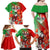 Iran Republic Day Family Matching Off Shoulder Maxi Dress and Hawaiian Shirt Asiatic Lion With Tulip Flower - Wonder Print Shop