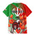 Iran Republic Day Family Matching Puletasi and Hawaiian Shirt Asiatic Lion With Tulip Flower - Wonder Print Shop