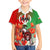 Iran Republic Day Family Matching Puletasi and Hawaiian Shirt Asiatic Lion With Tulip Flower - Wonder Print Shop