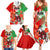 Iran Republic Day Family Matching Summer Maxi Dress and Hawaiian Shirt Asiatic Lion With Tulip Flower - Wonder Print Shop