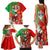 Iran Republic Day Family Matching Tank Maxi Dress and Hawaiian Shirt Asiatic Lion With Tulip Flower - Wonder Print Shop