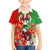 Iran Republic Day Kid Hawaiian Shirt Asiatic Lion With Tulip Flower - Wonder Print Shop