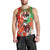 Iran Republic Day Men Tank Top Asiatic Lion With Tulip Flower - Wonder Print Shop