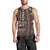 Persian Patchwork Pattern Men Tank Top Unique Brown - Wonder Print Shop