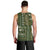 Persian Patchwork Pattern Men Tank Top Unique Green - Wonder Print Shop