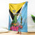 Saint Lucia Independence Day Blanket Tropical Amazona Versicolor