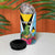 Personalized Saint Lucia Independence Day 4 in 1 Can Cooler Tumbler Tropical Amazona Versicolor