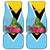 Saint Lucia Independence Day Car Mats Tropical Amazona Versicolor