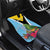 Saint Lucia Independence Day Car Mats Tropical Amazona Versicolor