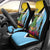 Saint Lucia Independence Day Car Seat Cover Tropical Amazona Versicolor