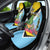 Saint Lucia Independence Day Car Seat Cover Tropical Amazona Versicolor