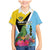 Personalized Saint Lucia Independence Day Family Matching Mermaid Dress and Hawaiian Shirt Tropical Amazona Versicolor