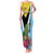 Personalized Saint Lucia Independence Day Family Matching Tank Maxi Dress and Hawaiian Shirt Tropical Amazona Versicolor