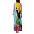 Personalized Saint Lucia Independence Day Family Matching Tank Maxi Dress and Hawaiian Shirt Tropical Amazona Versicolor