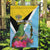 Saint Lucia Independence Day Garden Flag Tropical Amazona Versicolor