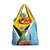 Saint Lucia Independence Day Grocery Bag Tropical Amazona Versicolor