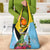 Saint Lucia Independence Day Grocery Bag Tropical Amazona Versicolor