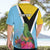 Personalized Saint Lucia Independence Day Hawaiian Shirt Tropical Amazona Versicolor