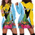 Personalized Saint Lucia Independence Day Hoodie Dress Tropical Amazona Versicolor