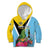 Personalized Saint Lucia Independence Day Kid Hoodie Tropical Amazona Versicolor