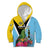 Personalized Saint Lucia Independence Day Kid Hoodie Tropical Amazona Versicolor