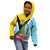 Personalized Saint Lucia Independence Day Kid Hoodie Tropical Amazona Versicolor