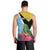 Personalized Saint Lucia Independence Day Men Tank Top Tropical Amazona Versicolor