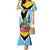 Personalized Saint Lucia Independence Day Mermaid Dress Tropical Amazona Versicolor