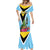 Personalized Saint Lucia Independence Day Mermaid Dress Tropical Amazona Versicolor