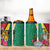 Personalized Guyana 4 in 1 Can Cooler Tumbler Jaguar Tropical Flowers