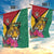 Guyana Garden Flag Jaguar Tropical Flowers