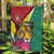 Guyana Garden Flag Jaguar Tropical Flowers