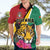 Personalized Guyana Hawaiian Shirt Jaguar Tropical Flowers