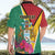 Personalized Guyana Hawaiian Shirt Jaguar Tropical Flowers